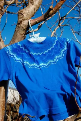 Aunts Design Kids Blue T-Shirt