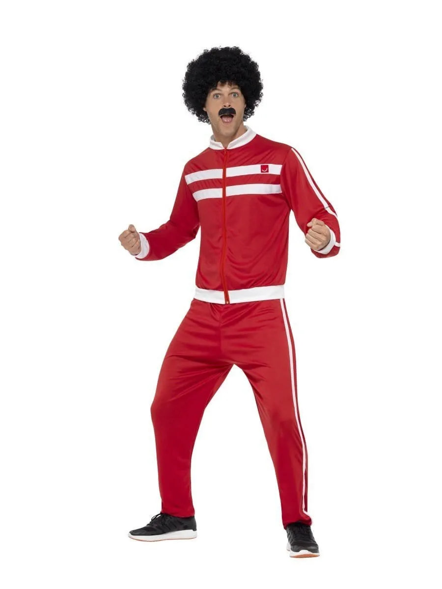 80s Tracksuit Scouser Red & White