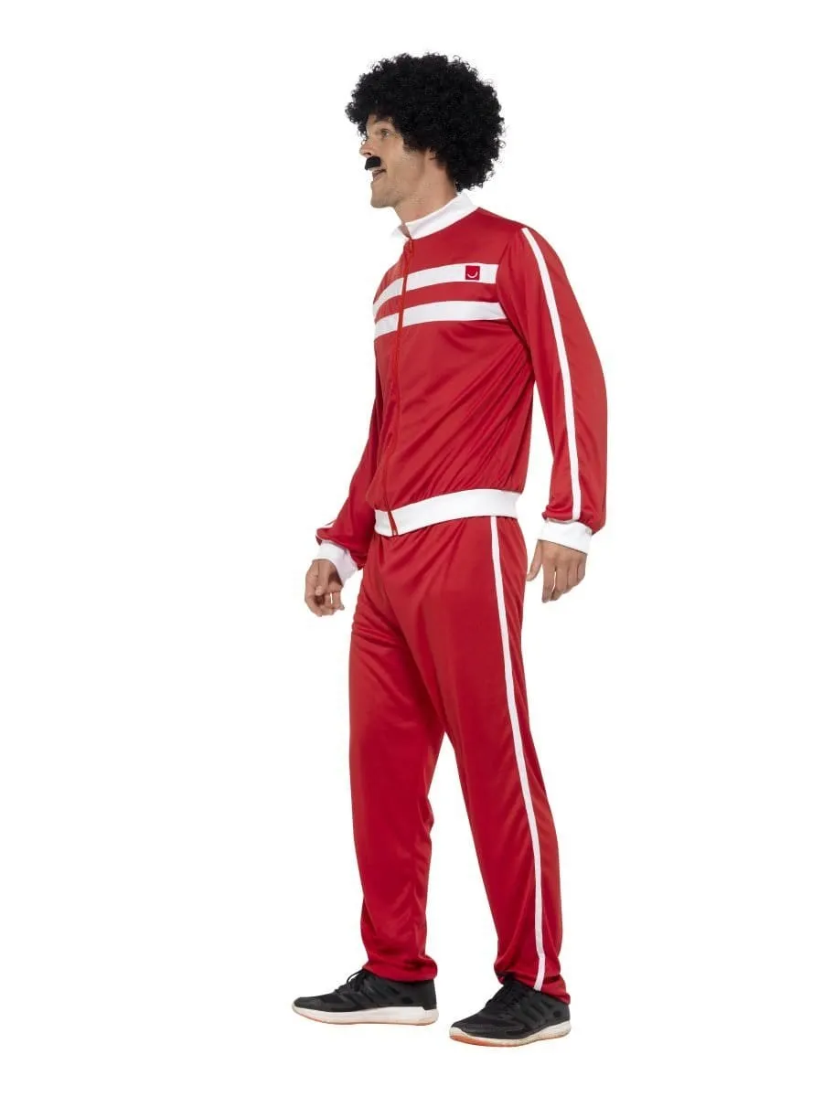 80s Tracksuit Scouser Red & White