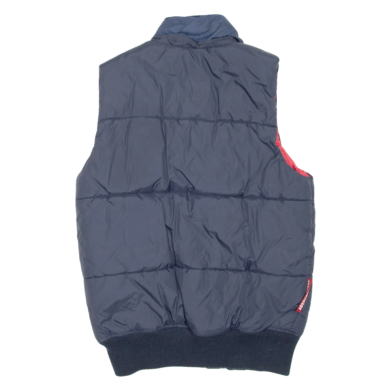 ABERCROMBIE & FITCH Mens Puffer Gilet Blue Nylon S