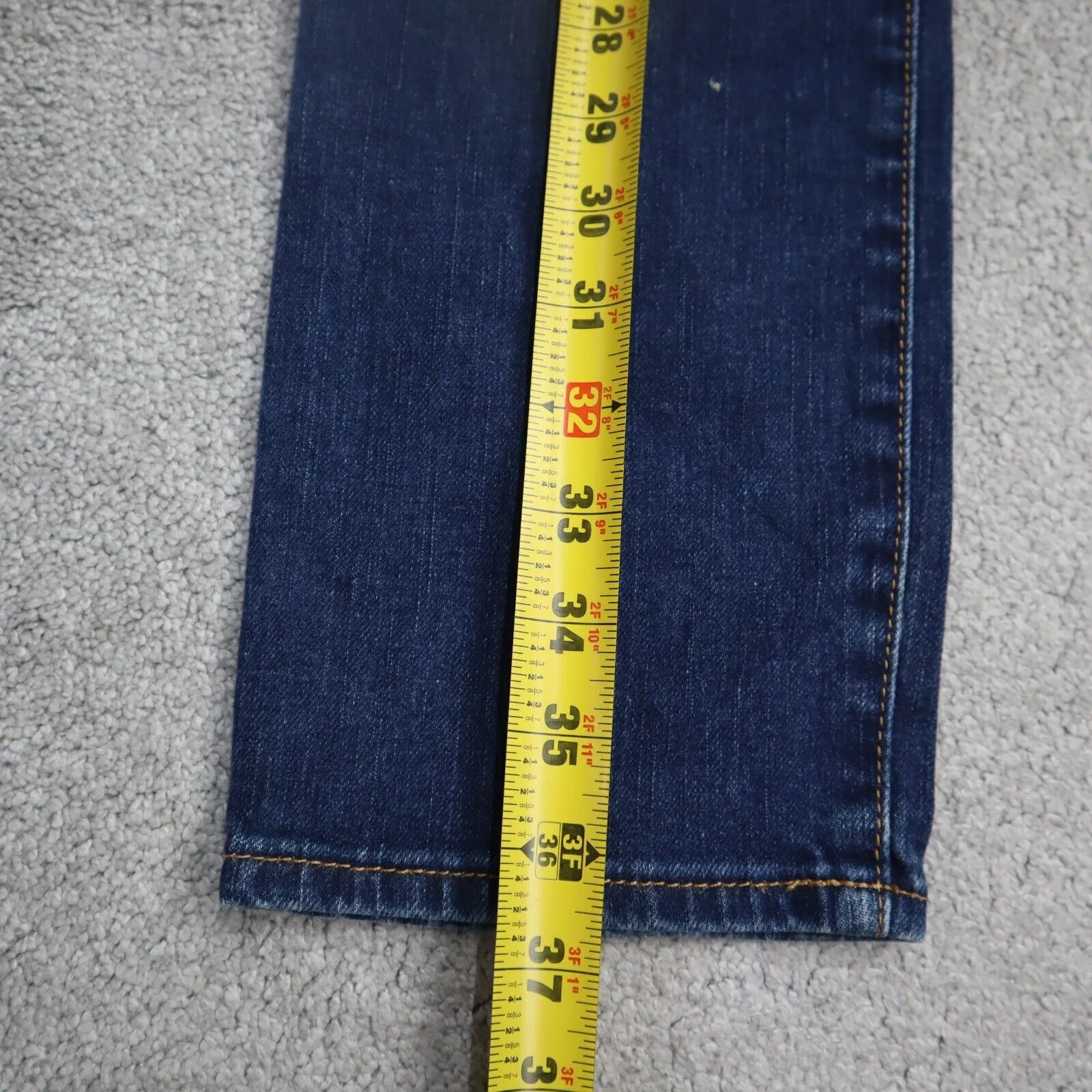 Abercrombie & Fitch Womens Jeans Denim Slim Straight Low Rise Blue Size W27XL31