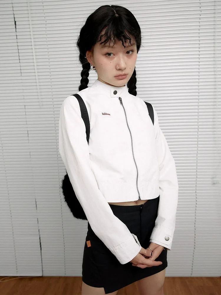 Achihara High Collar Short Jacket