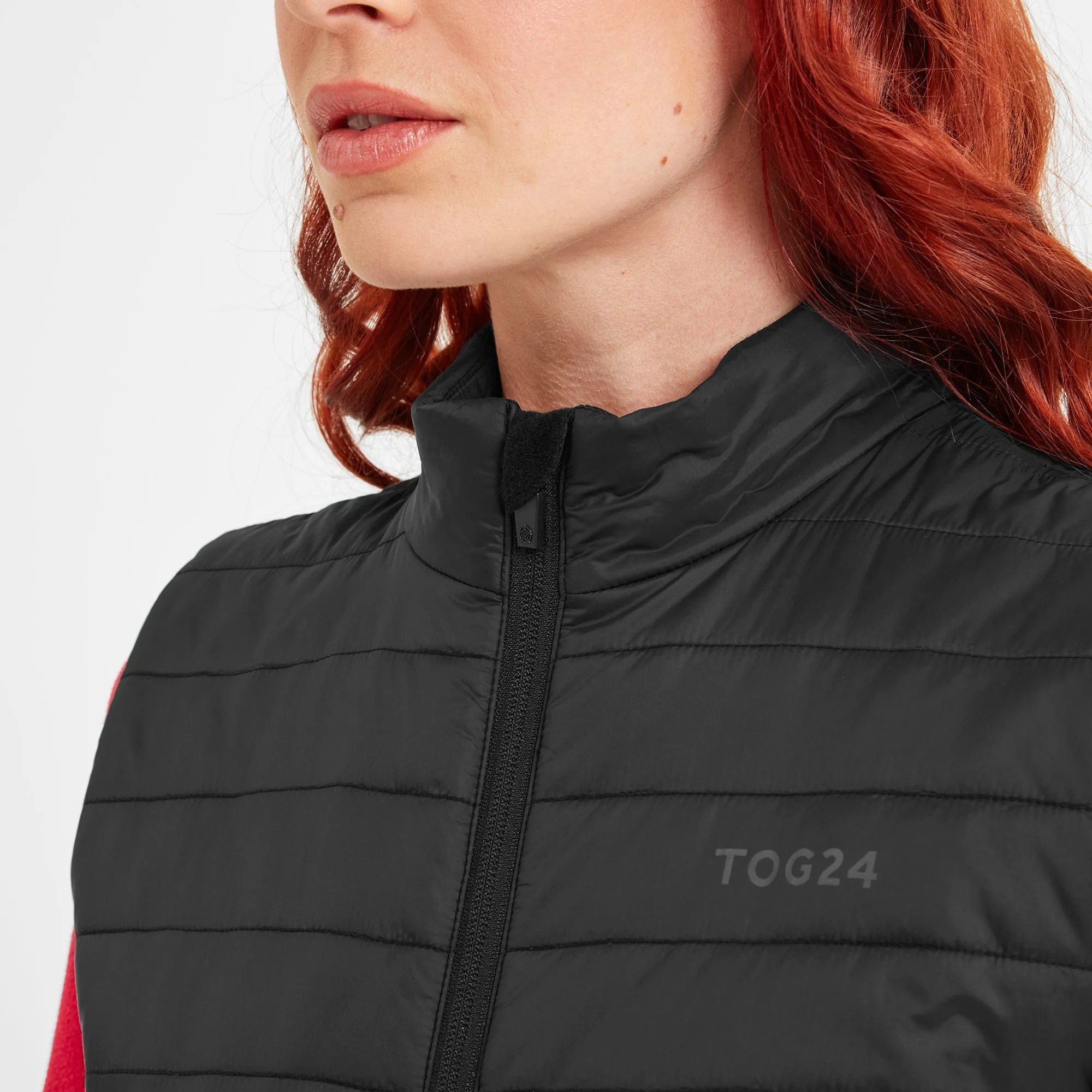 Adderley Womens Insulated Running Gilet - Black