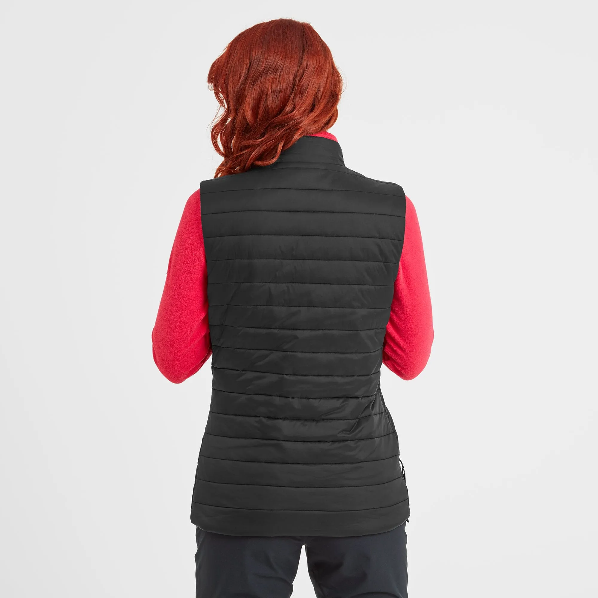 Adderley Womens Insulated Running Gilet - Black