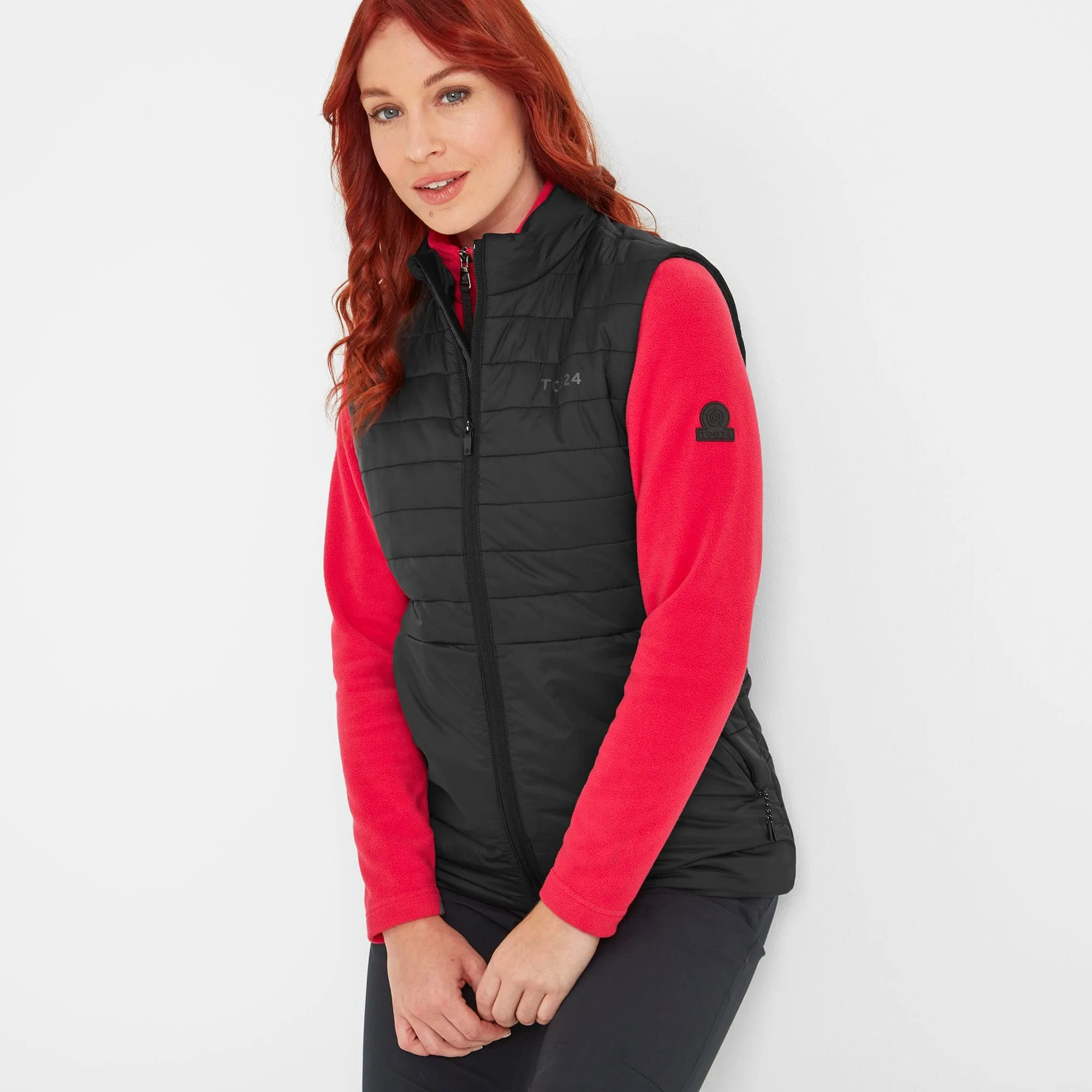 Adderley Womens Insulated Running Gilet - Black