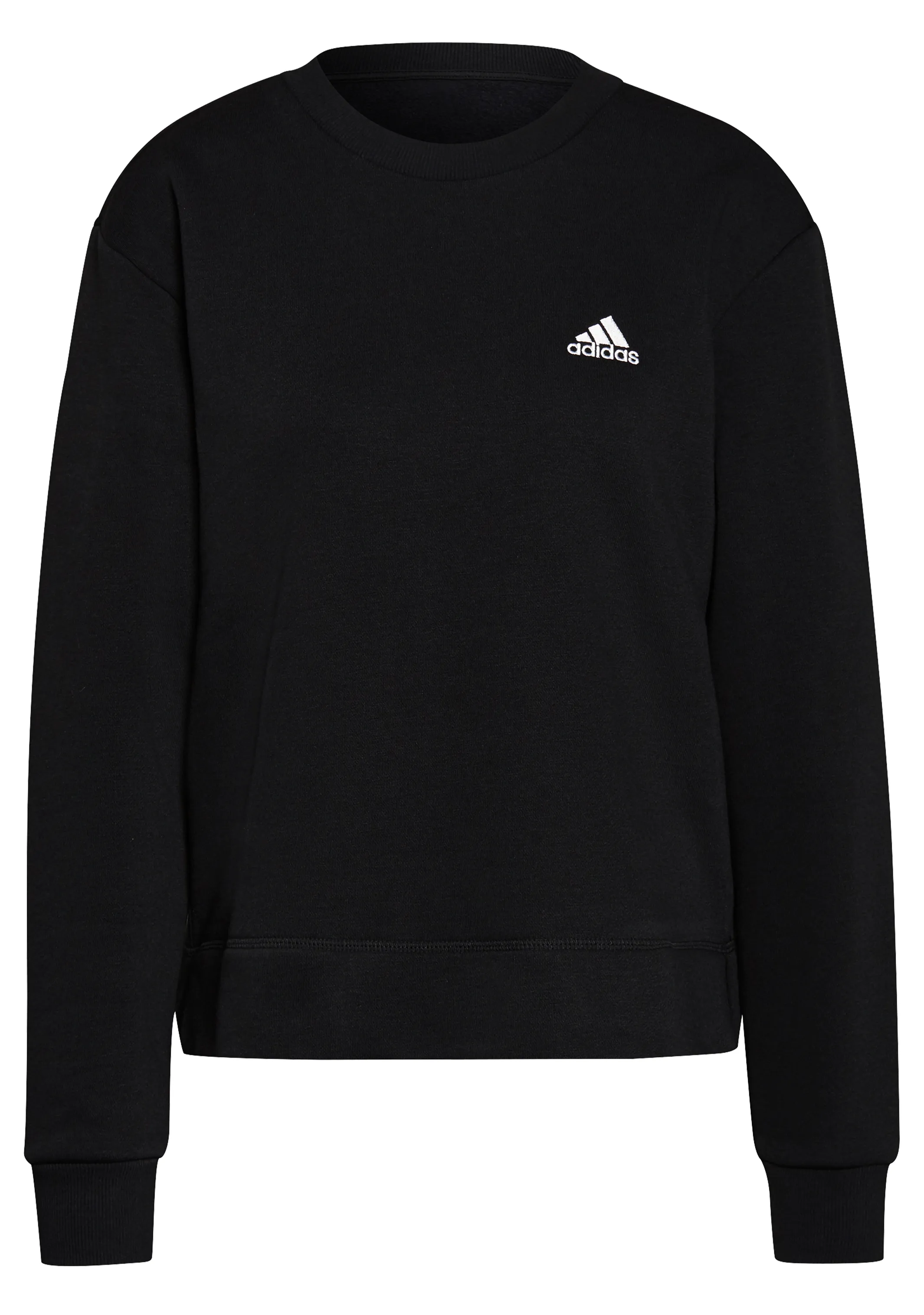 Adidas Womens Essentials Small Logo Fleece Cropped Sweatshirt <br> GS1365