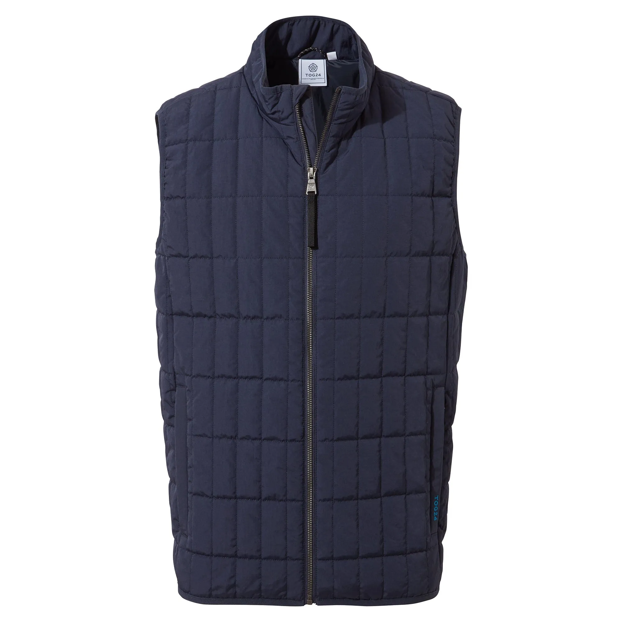 Ashmore Mens Padded Gilet - Dark Indigo