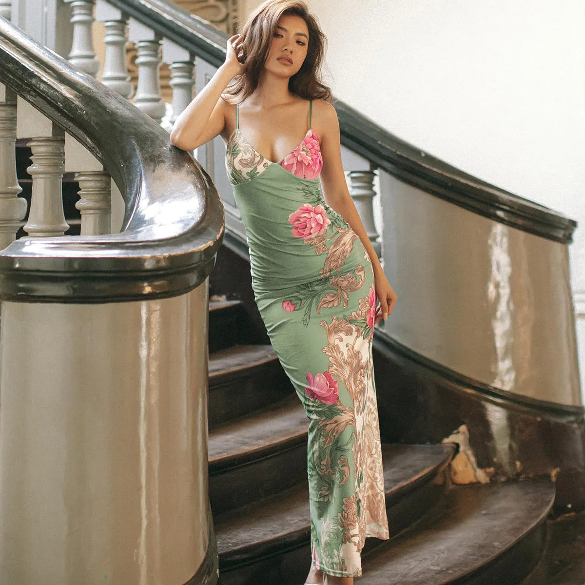 Aurie Floral Maxi Dress