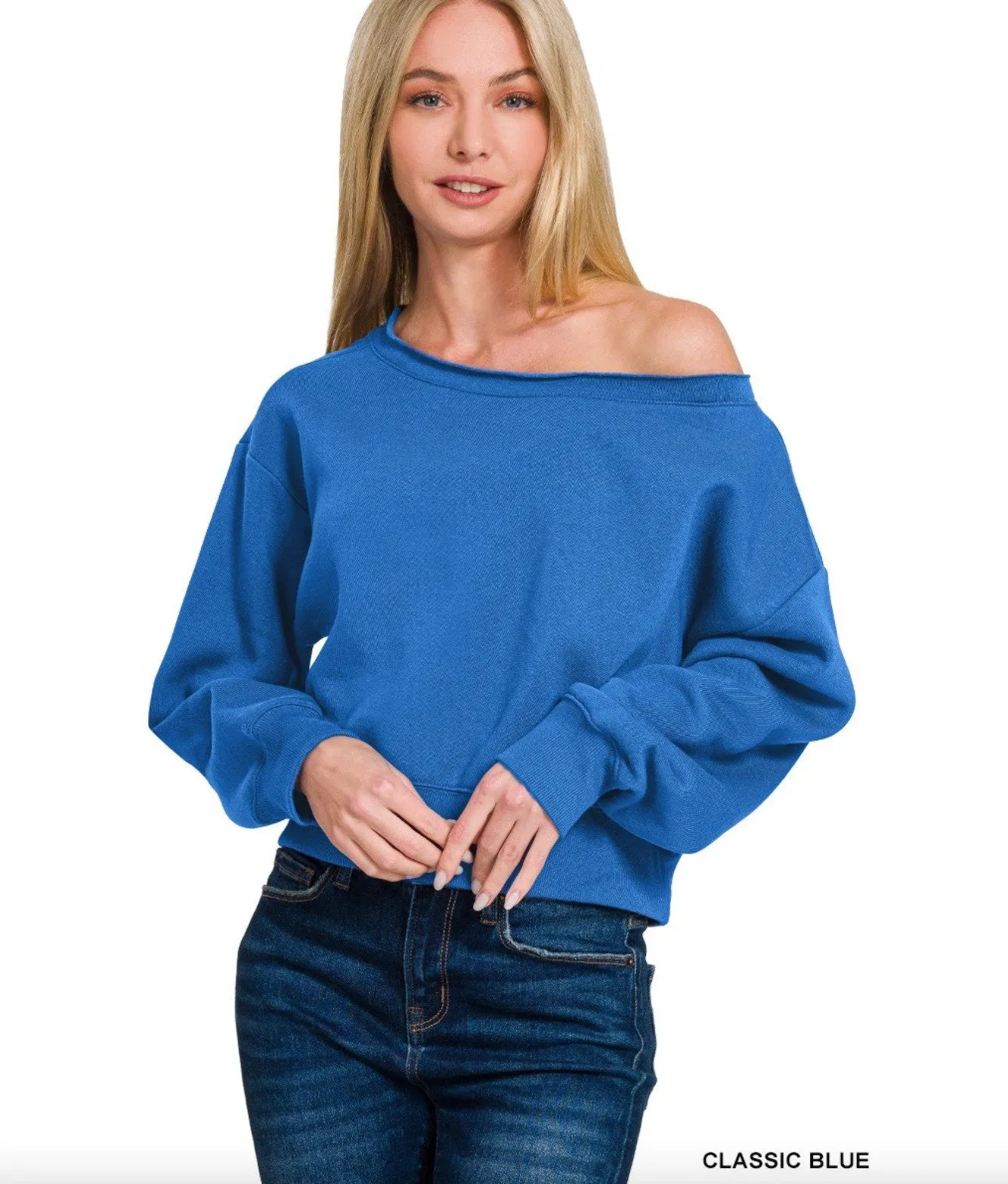 Ava Cropped Sweater Top