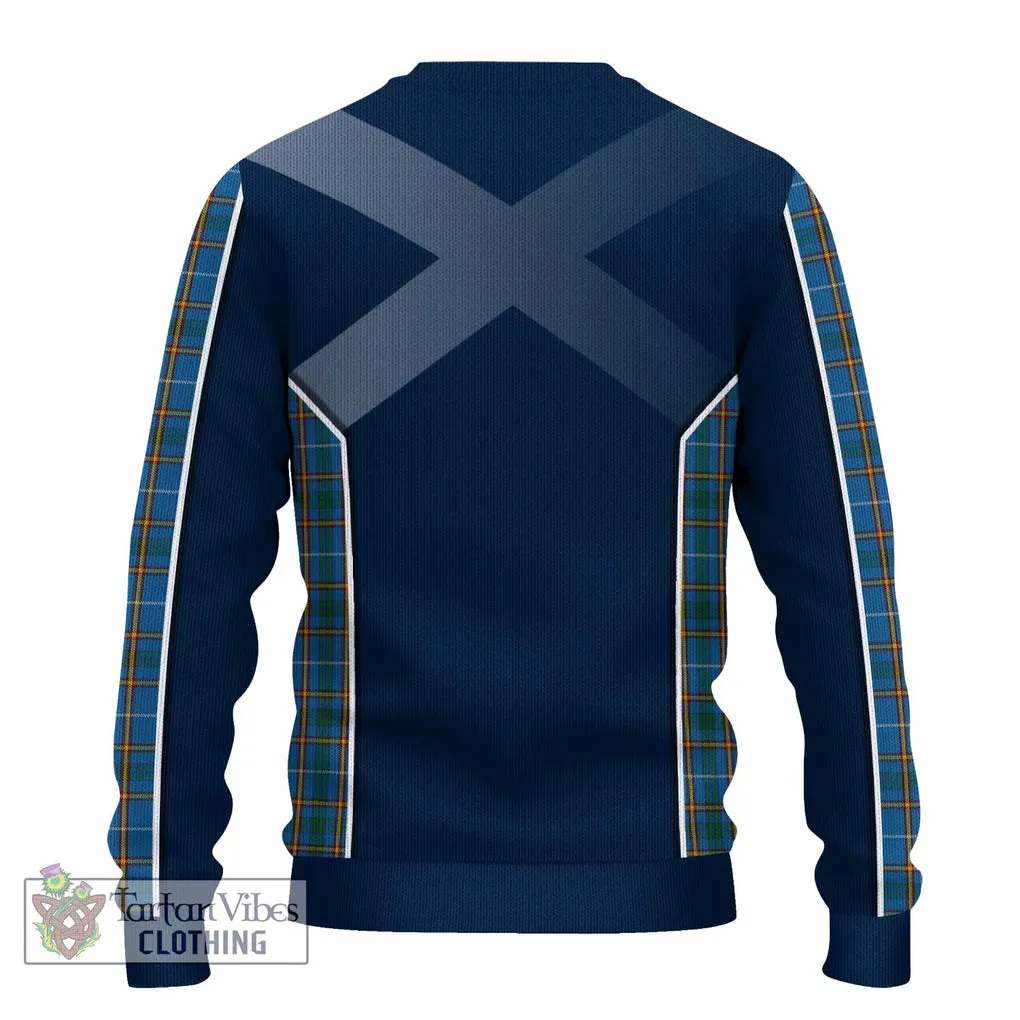 Bain Tartan Ugly Sweater with Family Crest and Lion Rampant Vibes Sport Style