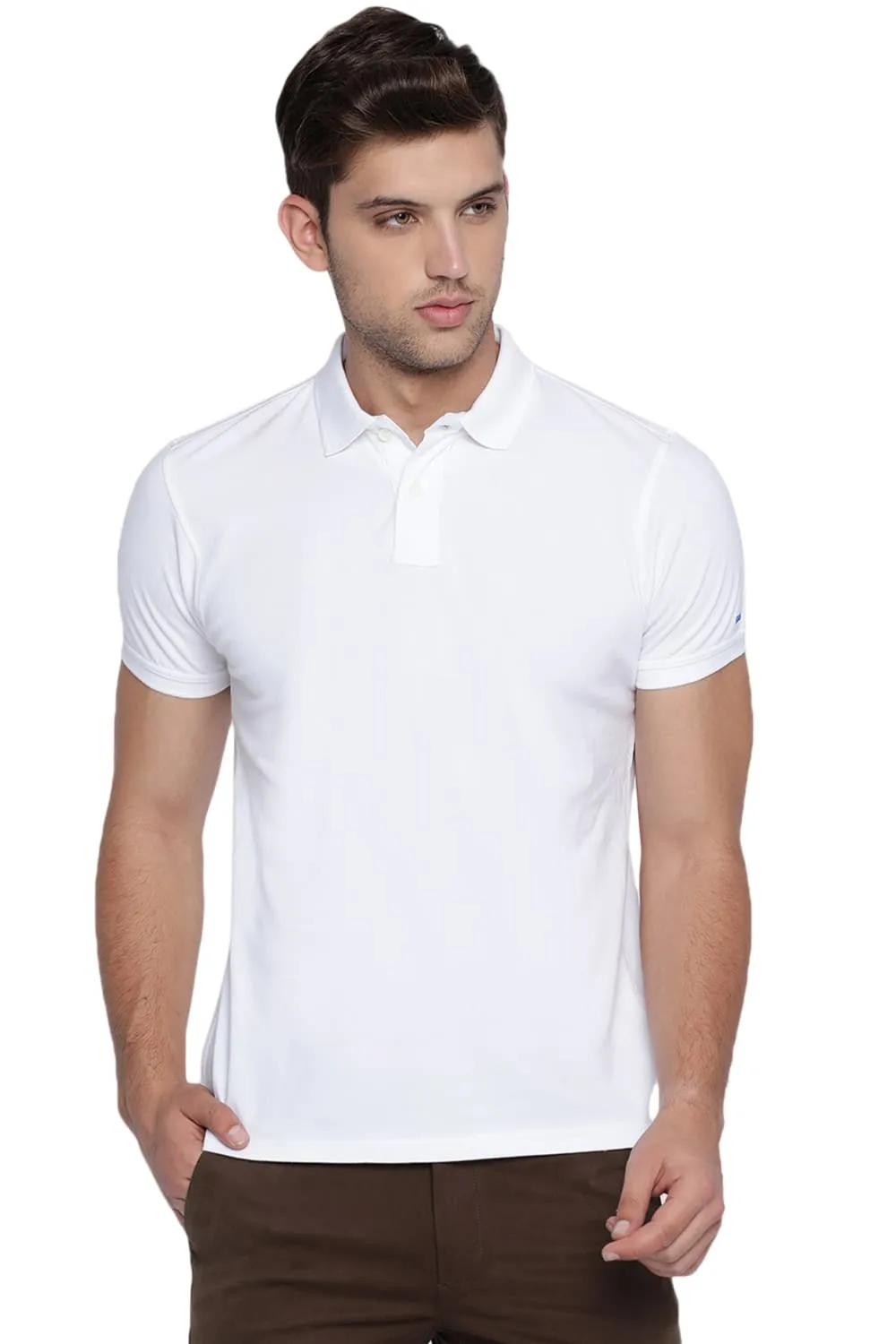 Basics Muscle Fit Polo T Shirt