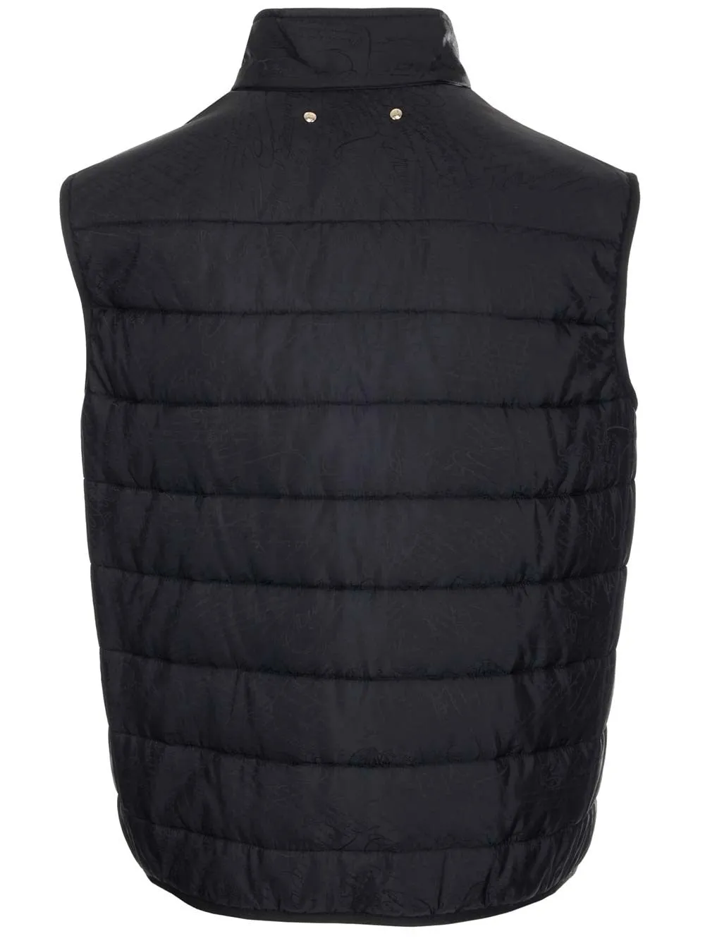 Berluti Logo Patch Zip-Up Padded Gilet