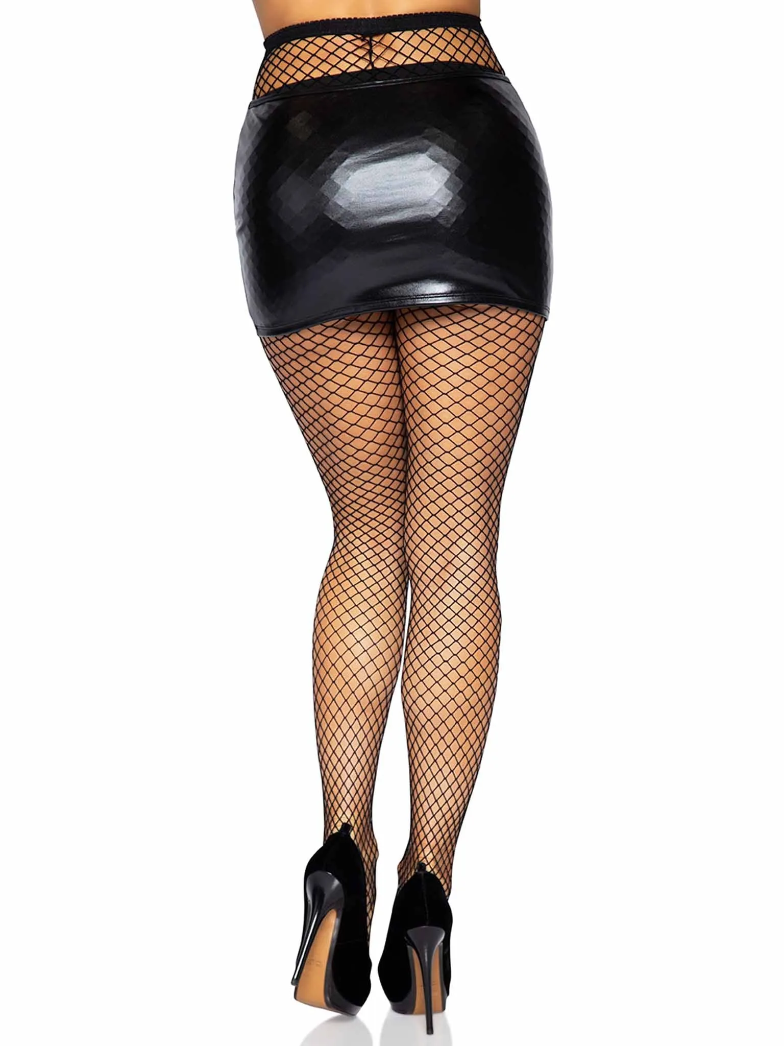 Bette Women's Fishnet Tights - Queen Size