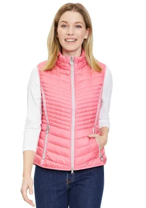 Betty Barclay Quilted Short Gilet, Rose