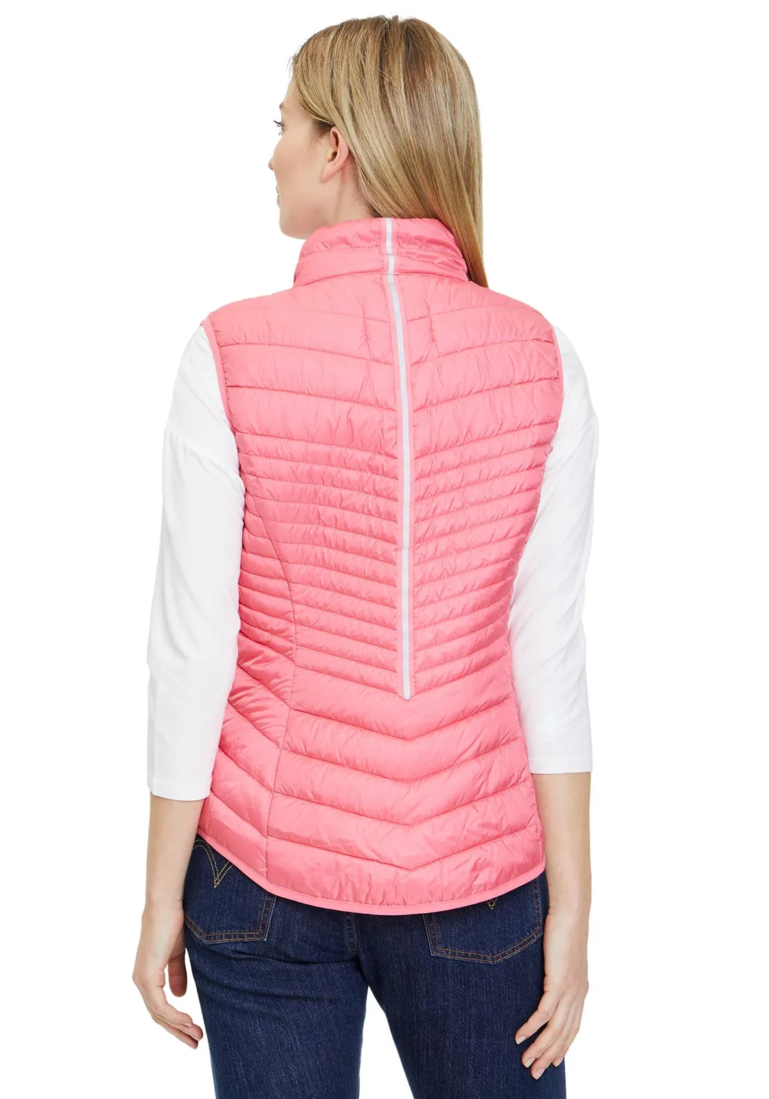 Betty Barclay Quilted Short Gilet, Rose