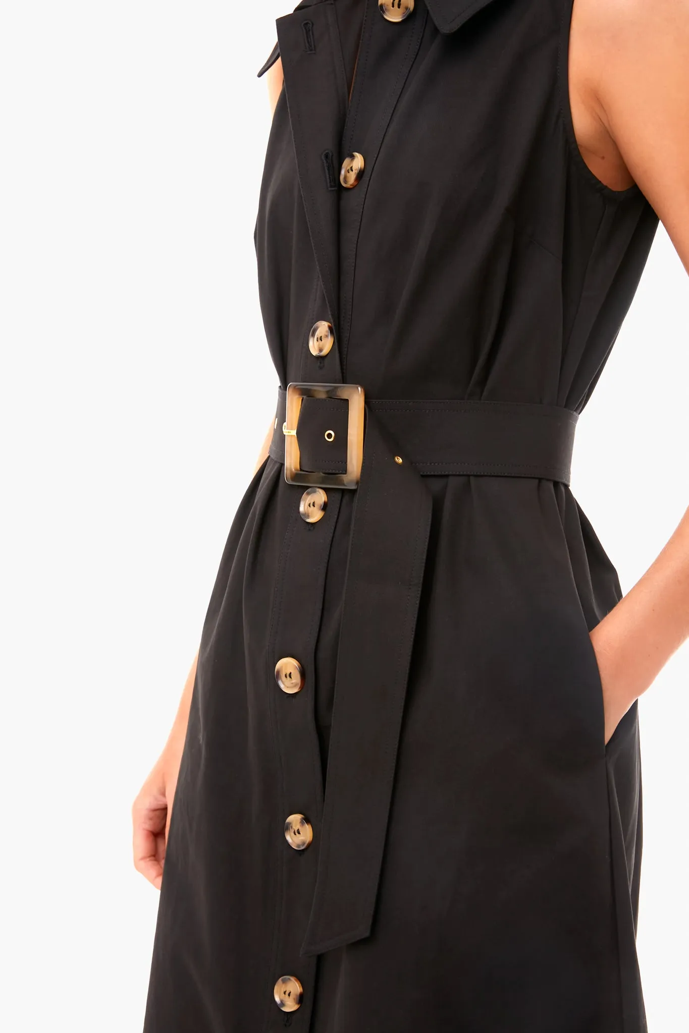 Black Sleeveless Chamberlin Dress