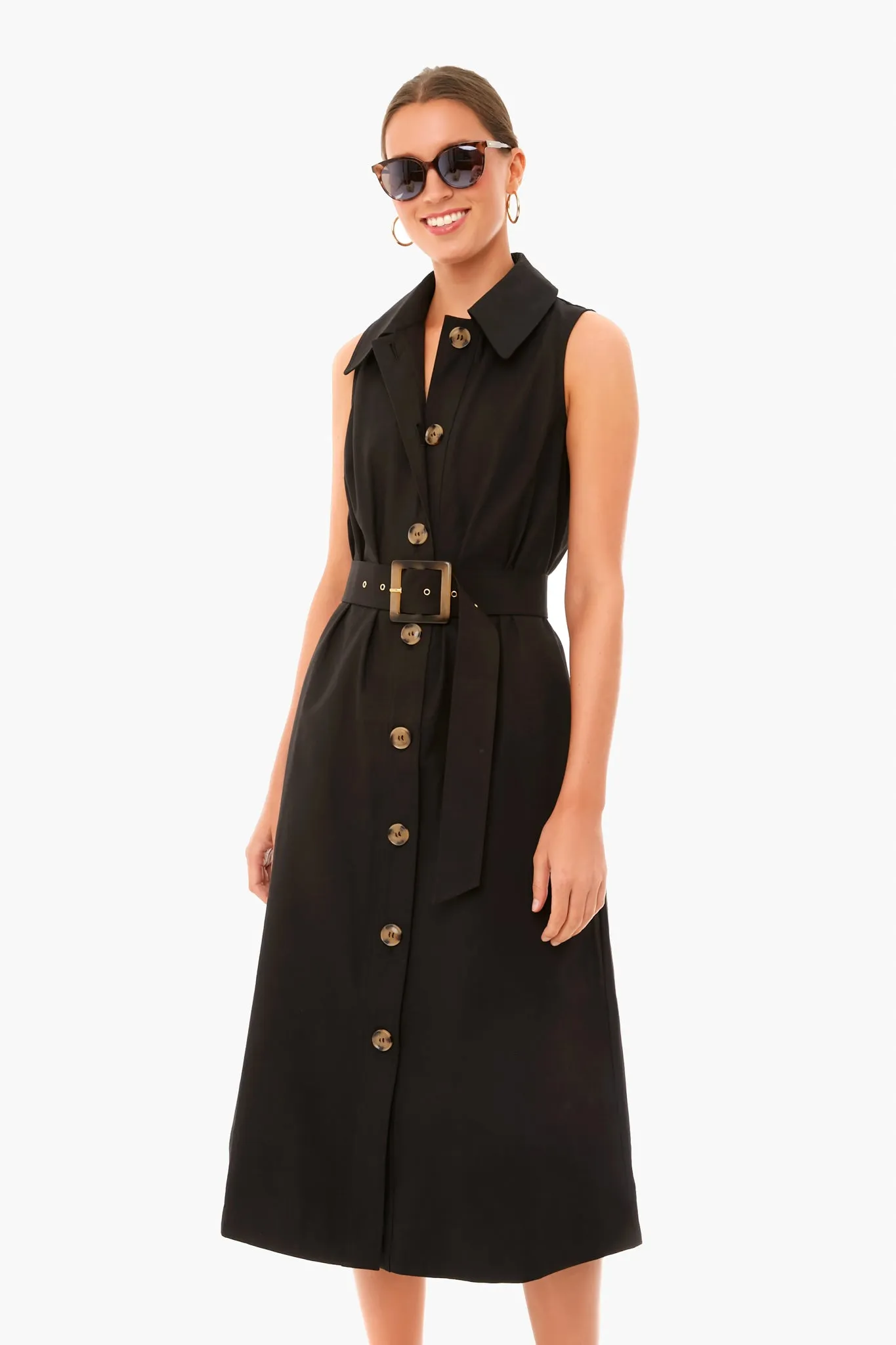 Black Sleeveless Chamberlin Dress