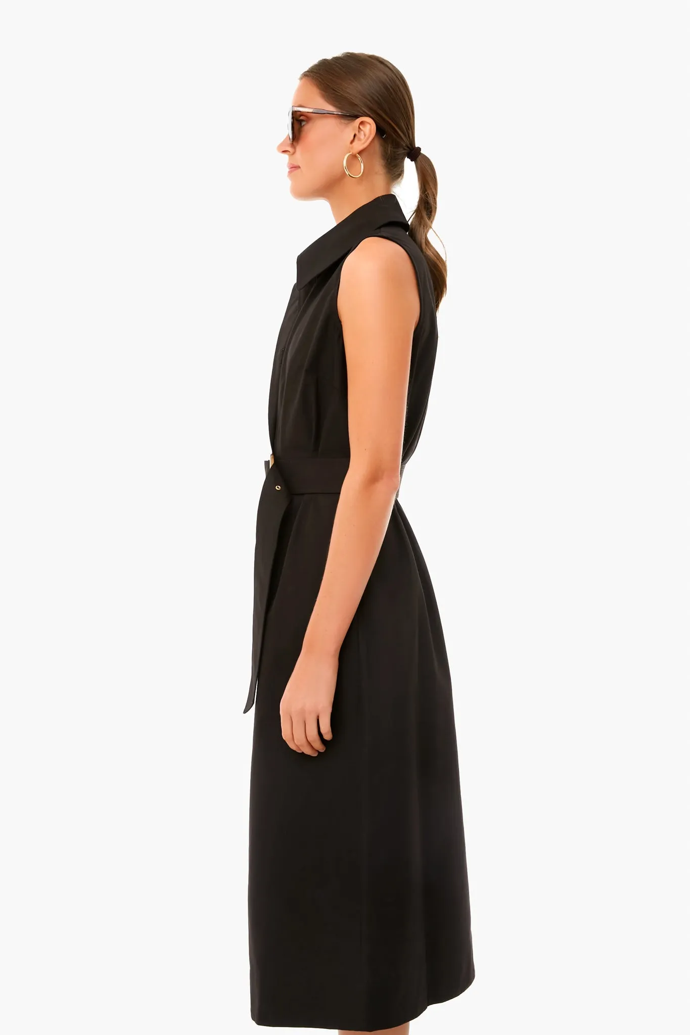 Black Sleeveless Chamberlin Dress