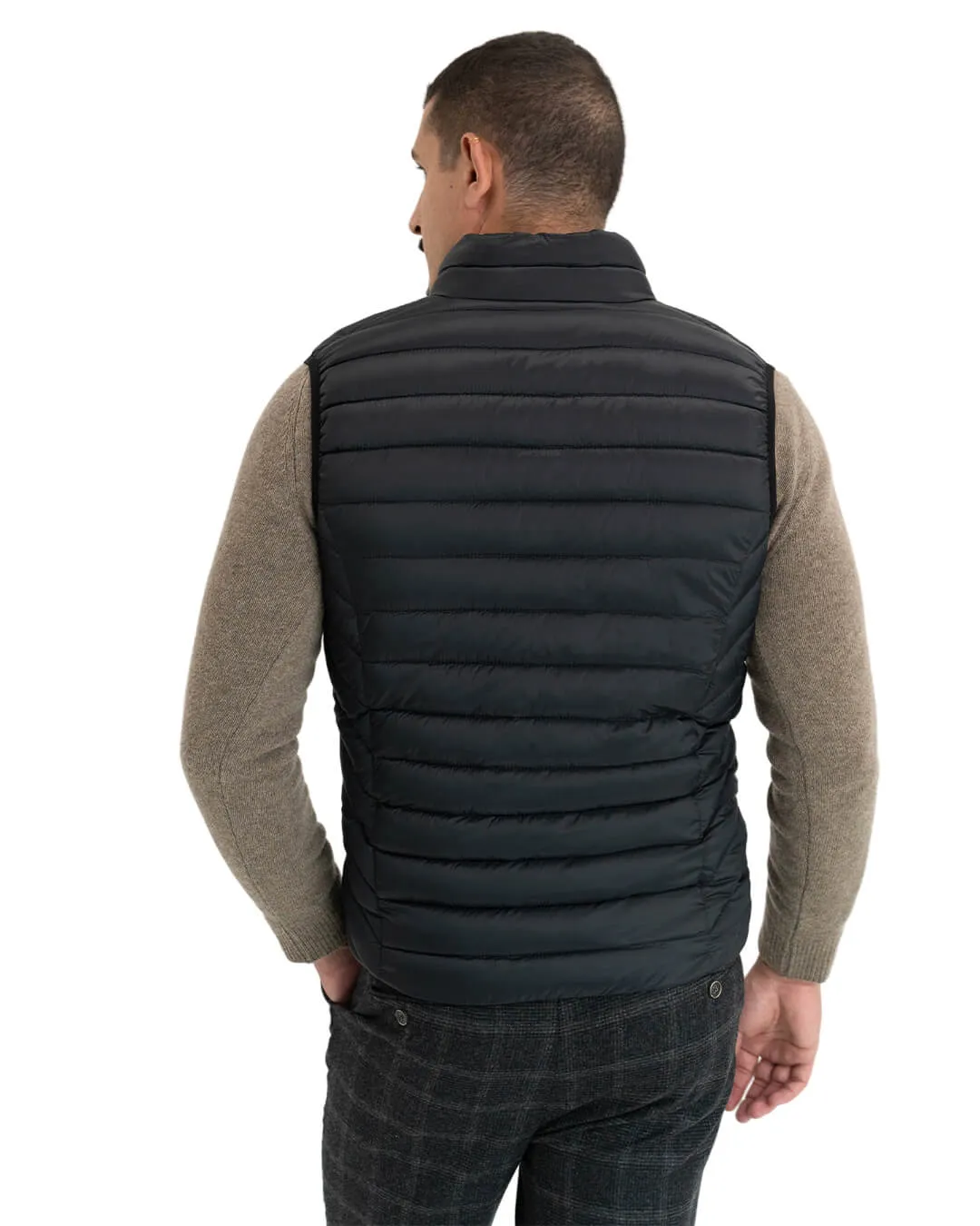 Black Wadded Gilet