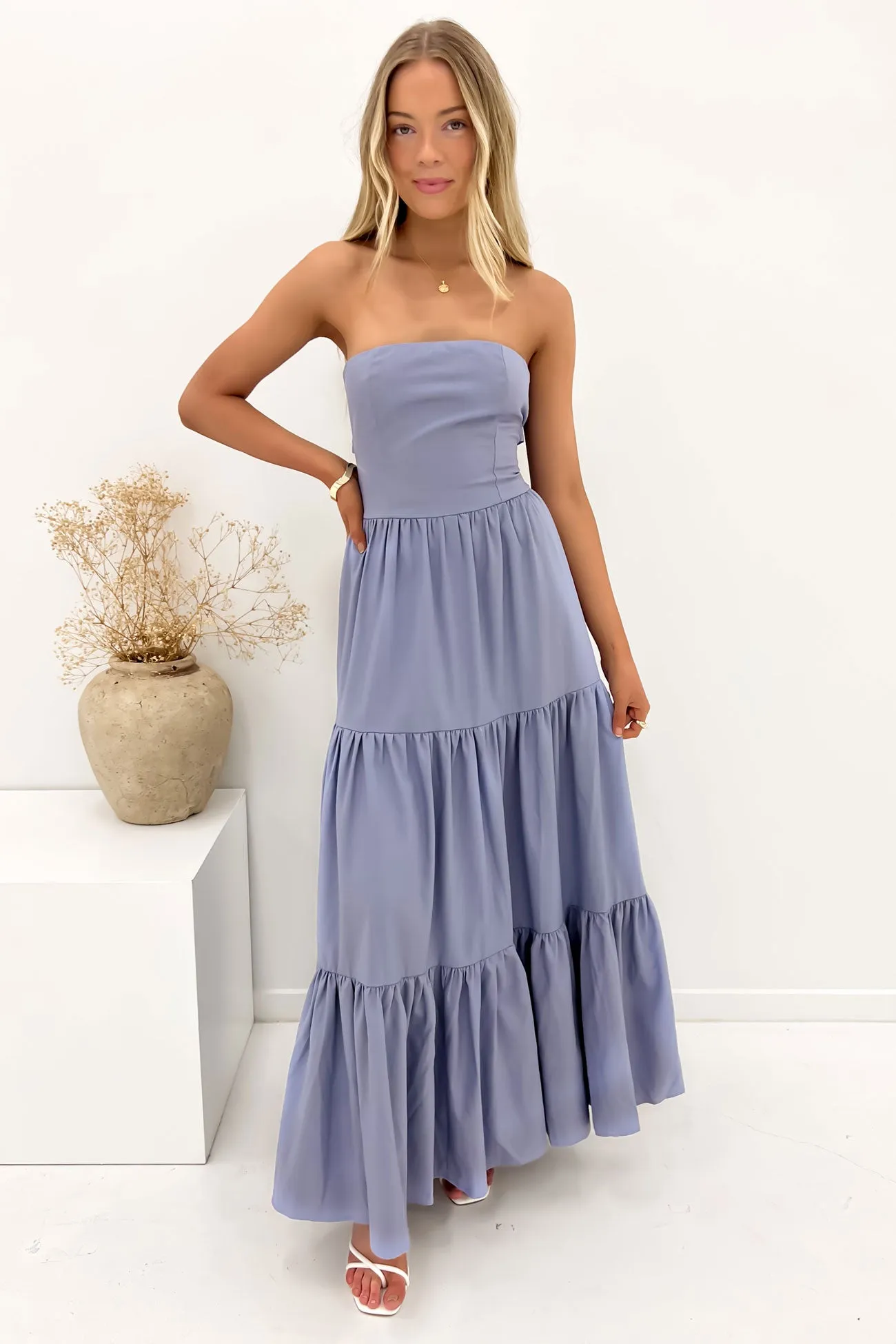 Bliss Maxi Dress Blue