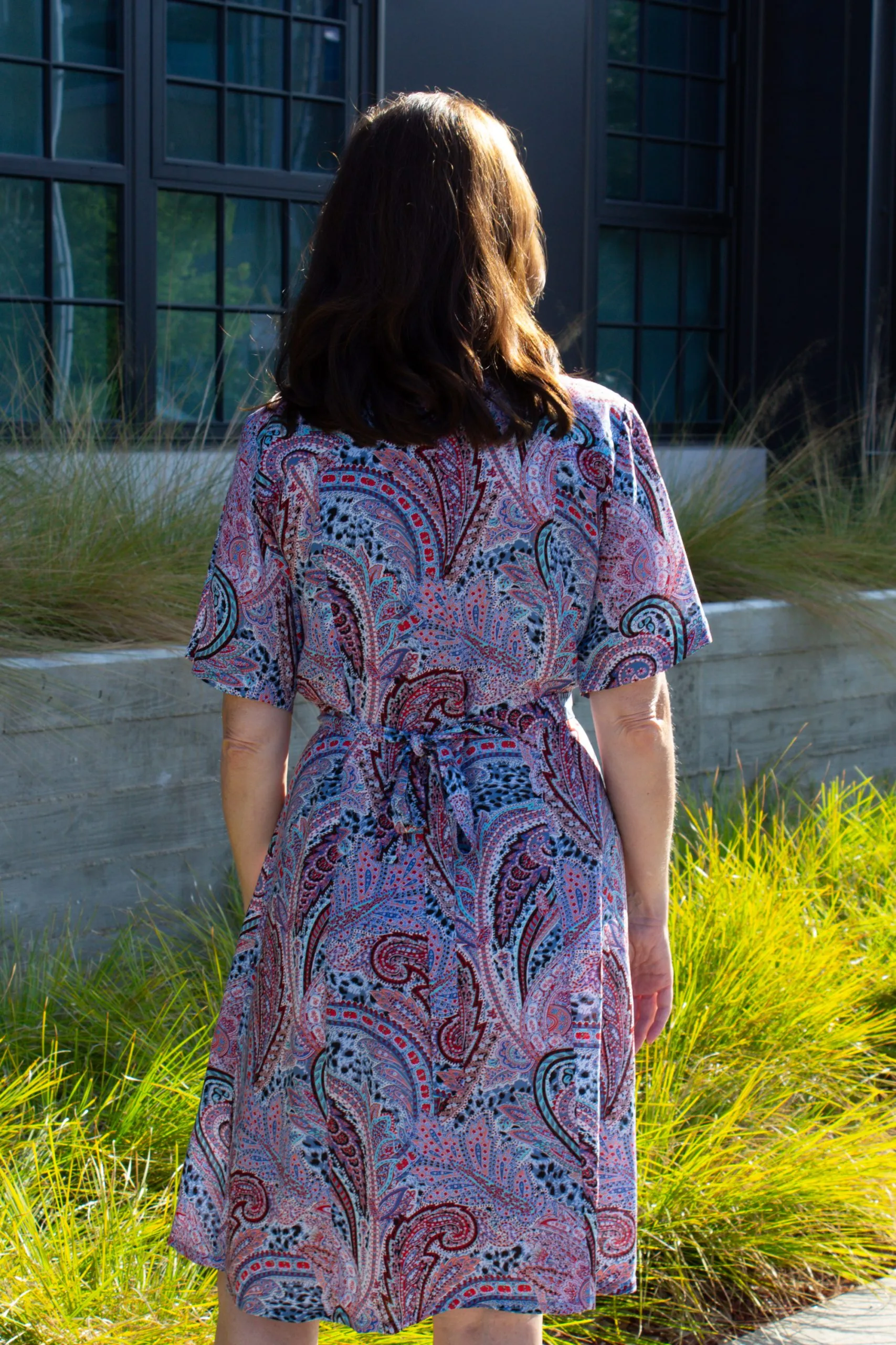 Blue Dot Patterns Andrea Wrap Dress and Top