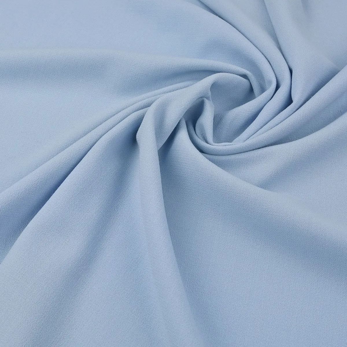 Blue Double Weave Crepe Fabric 97076