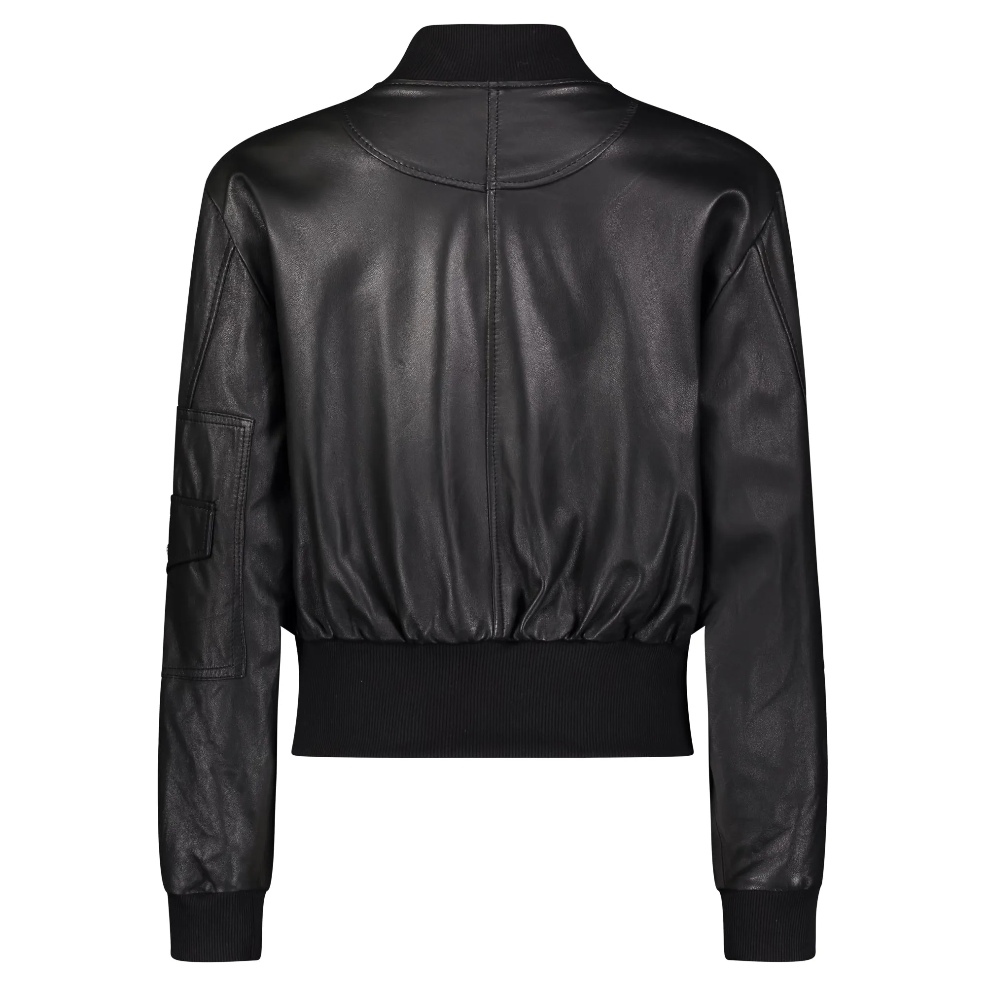 Bomber Lamb Leather Jacket