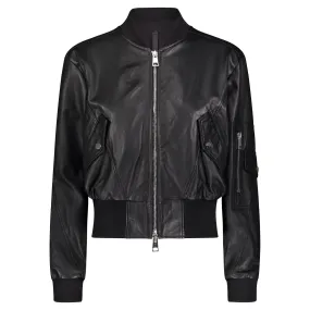 Bomber Lamb Leather Jacket