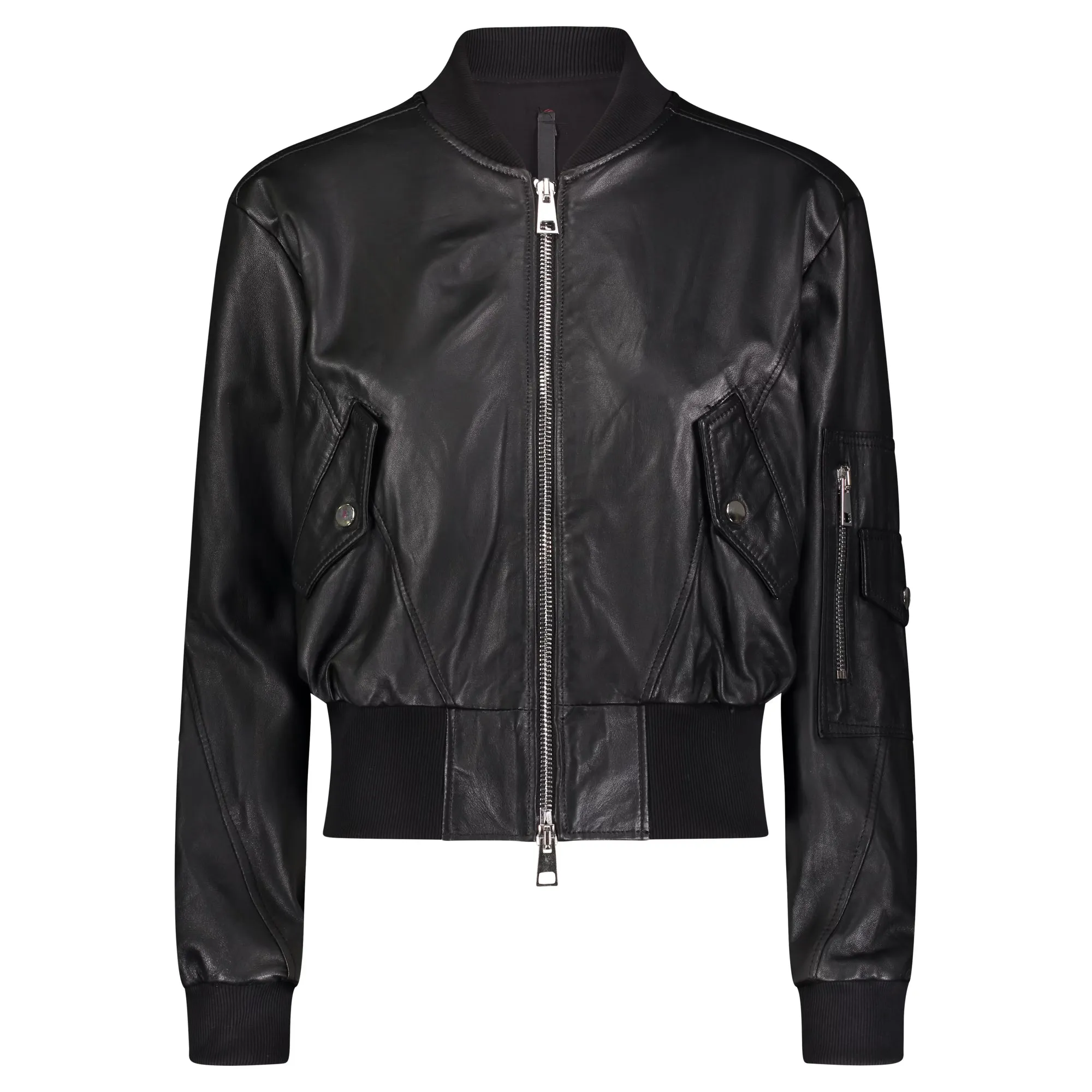 Bomber Lamb Leather Jacket