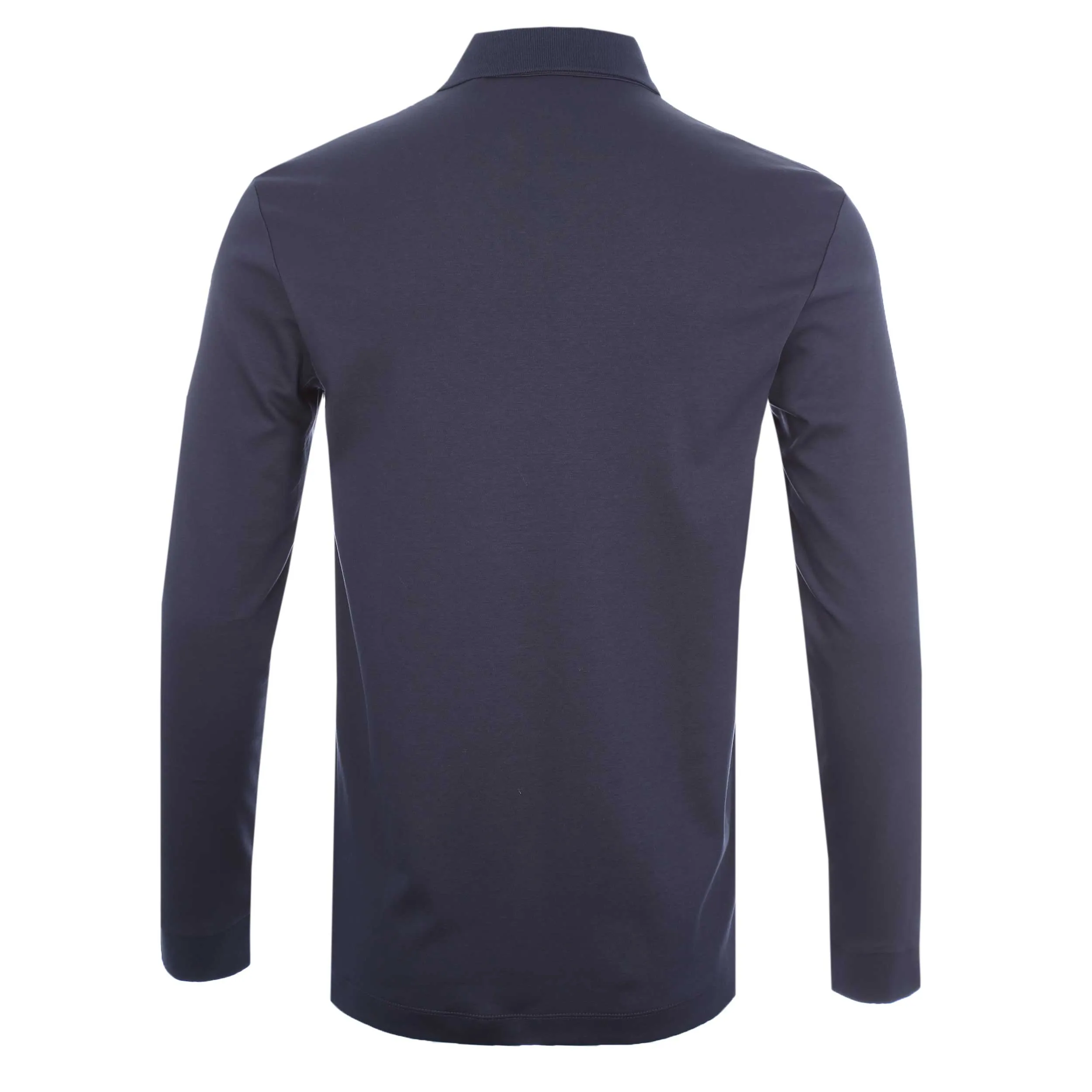 BOSS Pado 30 Long Sleeve Polo Shirt in Navy