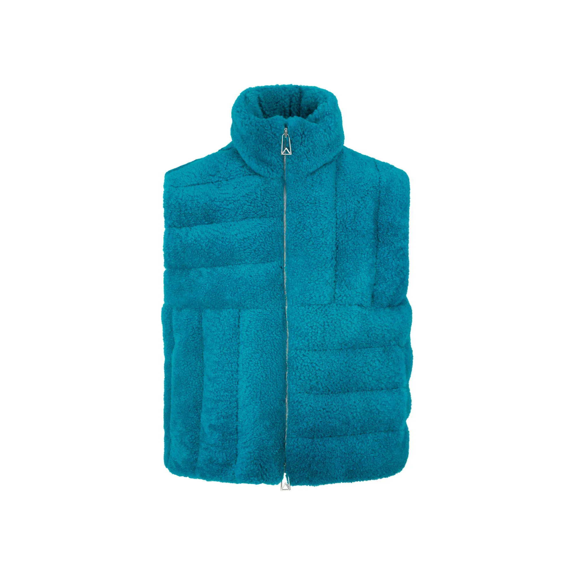 Bottega Veneta Intrecciato Pattern Padded Shearling Gilet