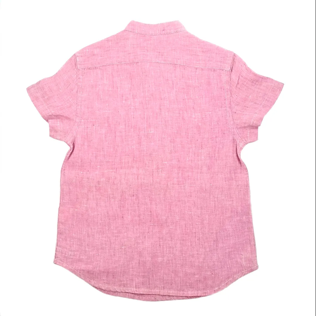 Boy's jujupes pink linen