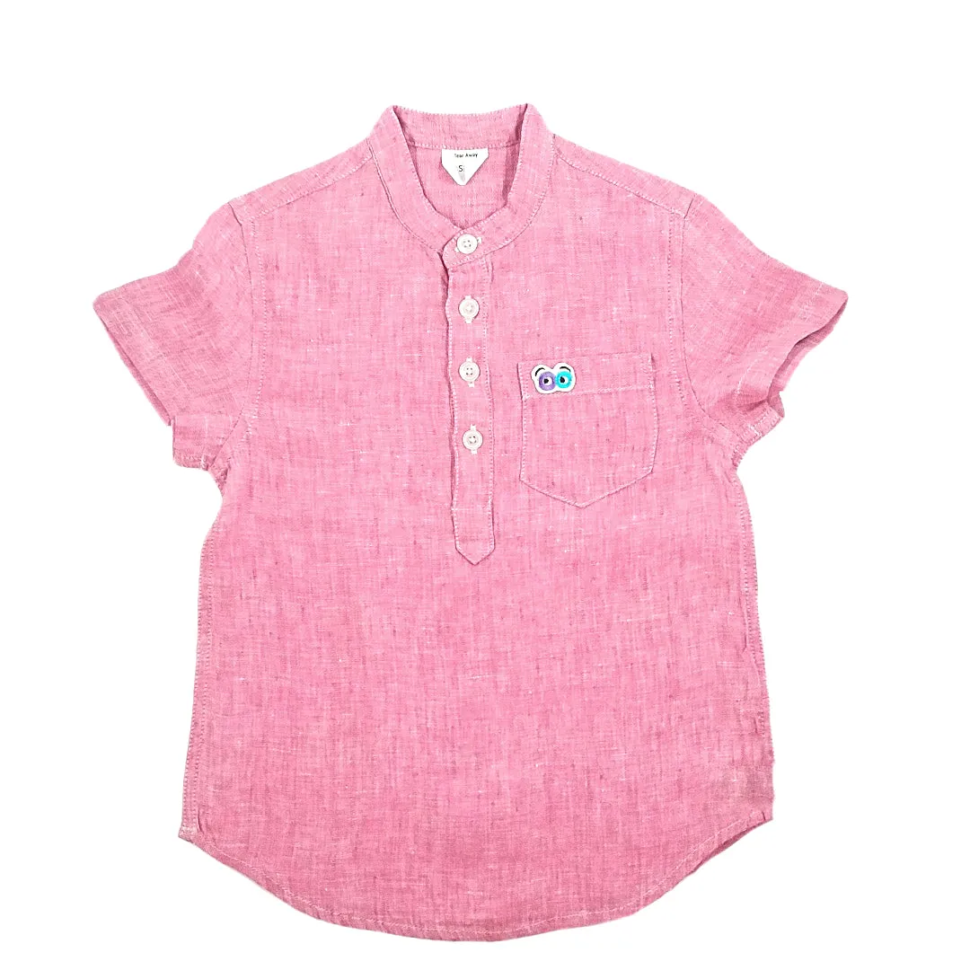 Boy's jujupes pink linen