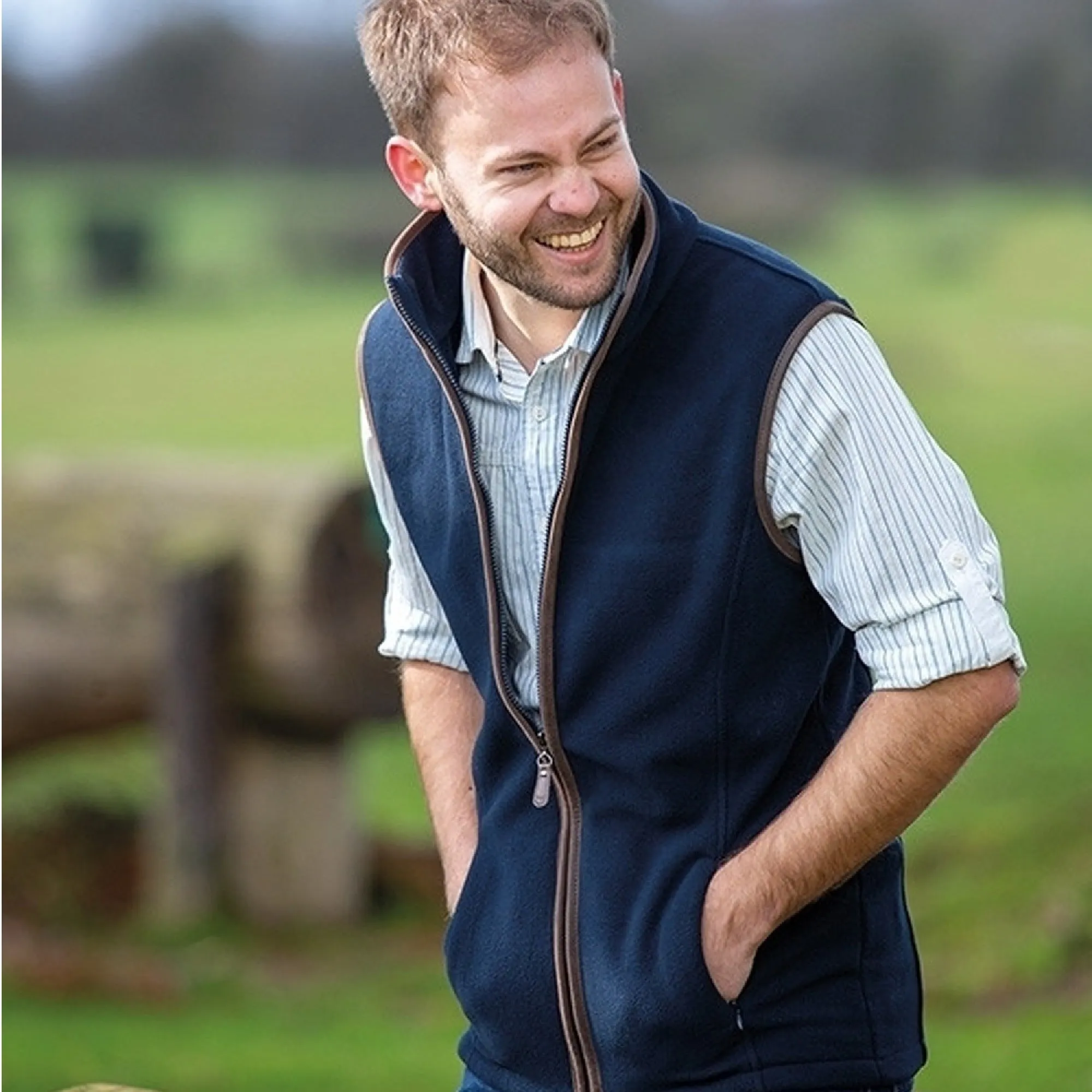 Bridleway Mens Keswick Fleece Gilet