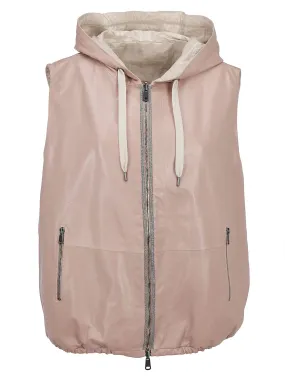 Brunello Cucinelli Reversible Hooded Gilet