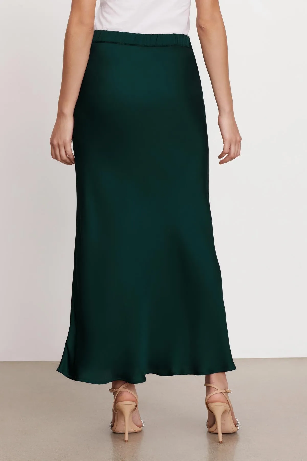 CADENCE SATIN MAXI SKIRT