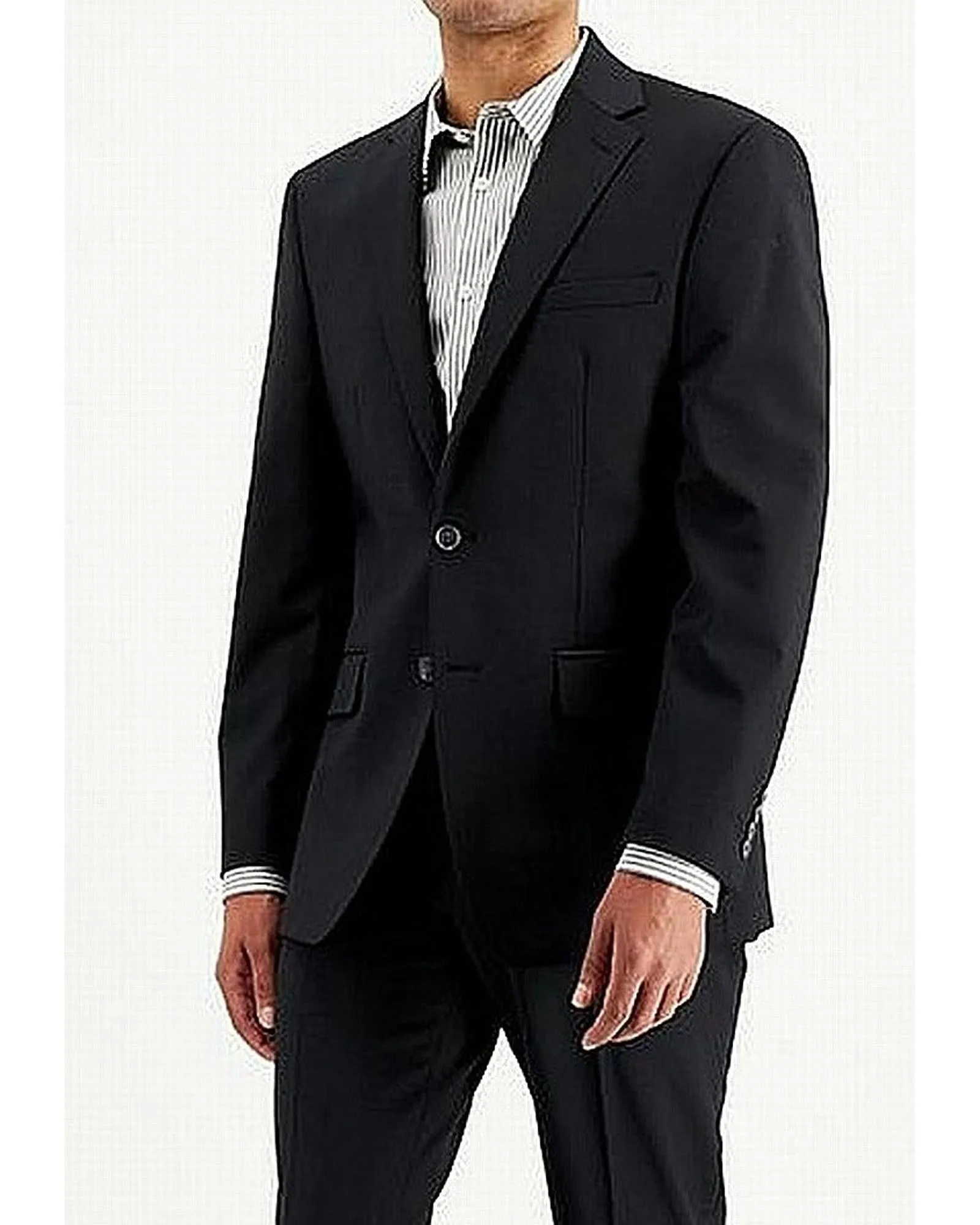 Calvin Klein Mens Modern Fit Suit Black Size 40 Regular