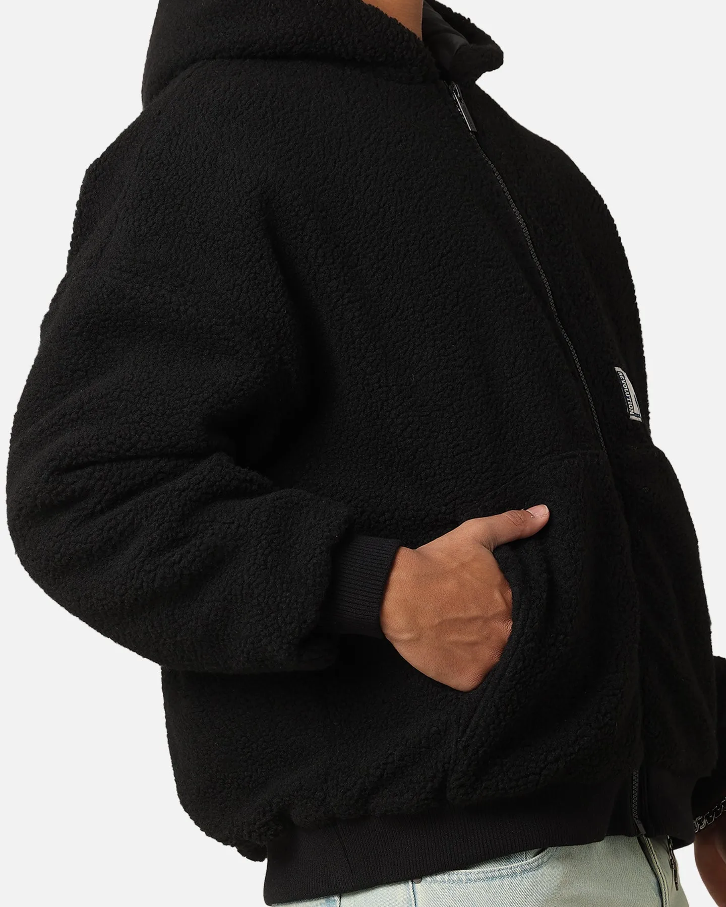 Carre Classic Sherpa Jacket Black