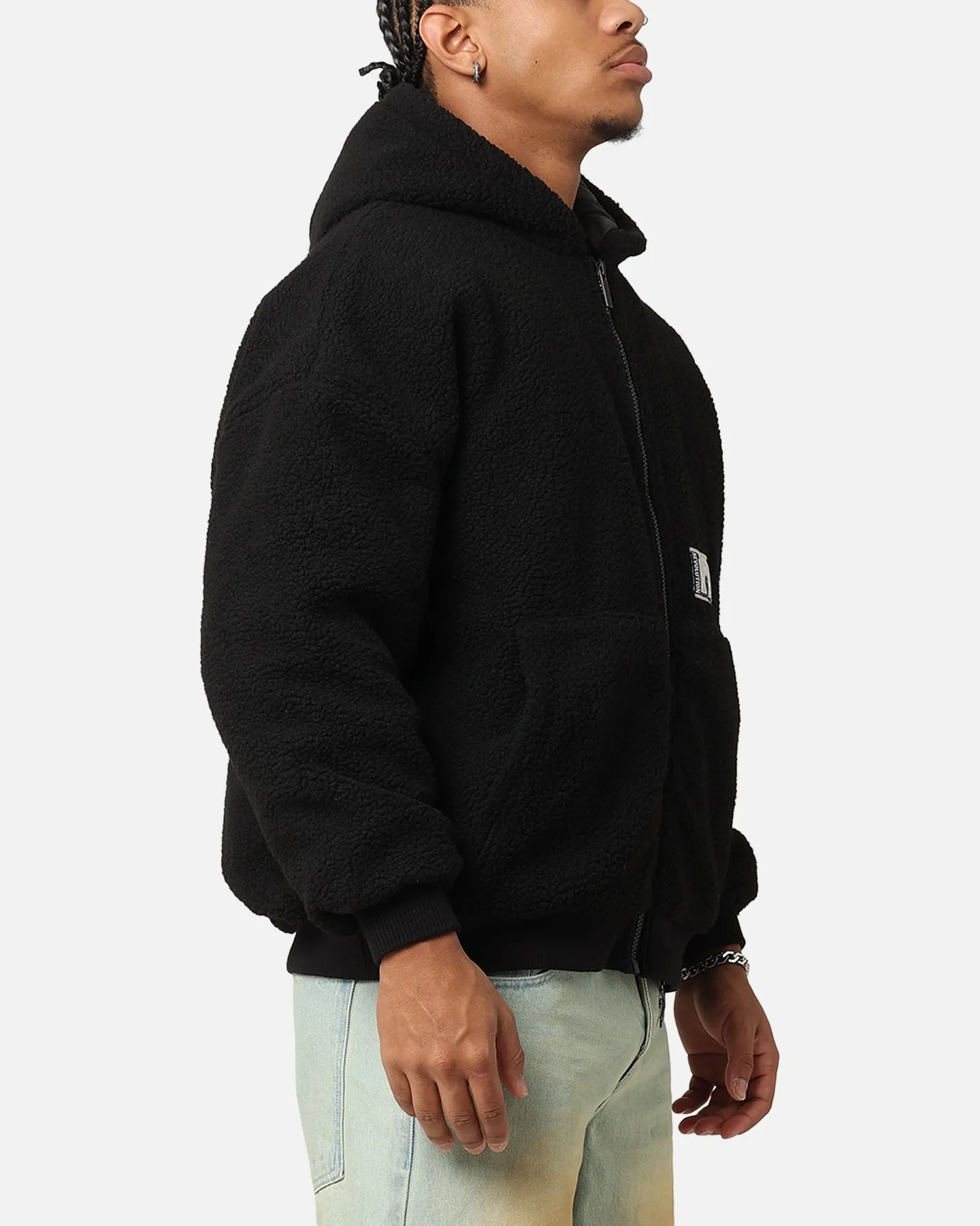 Carre Classic Sherpa Jacket Black