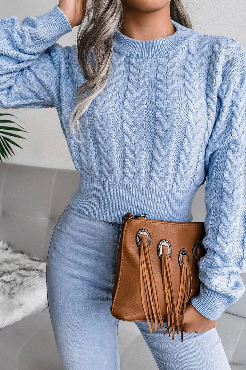 Chunky Cable Knit Sweater