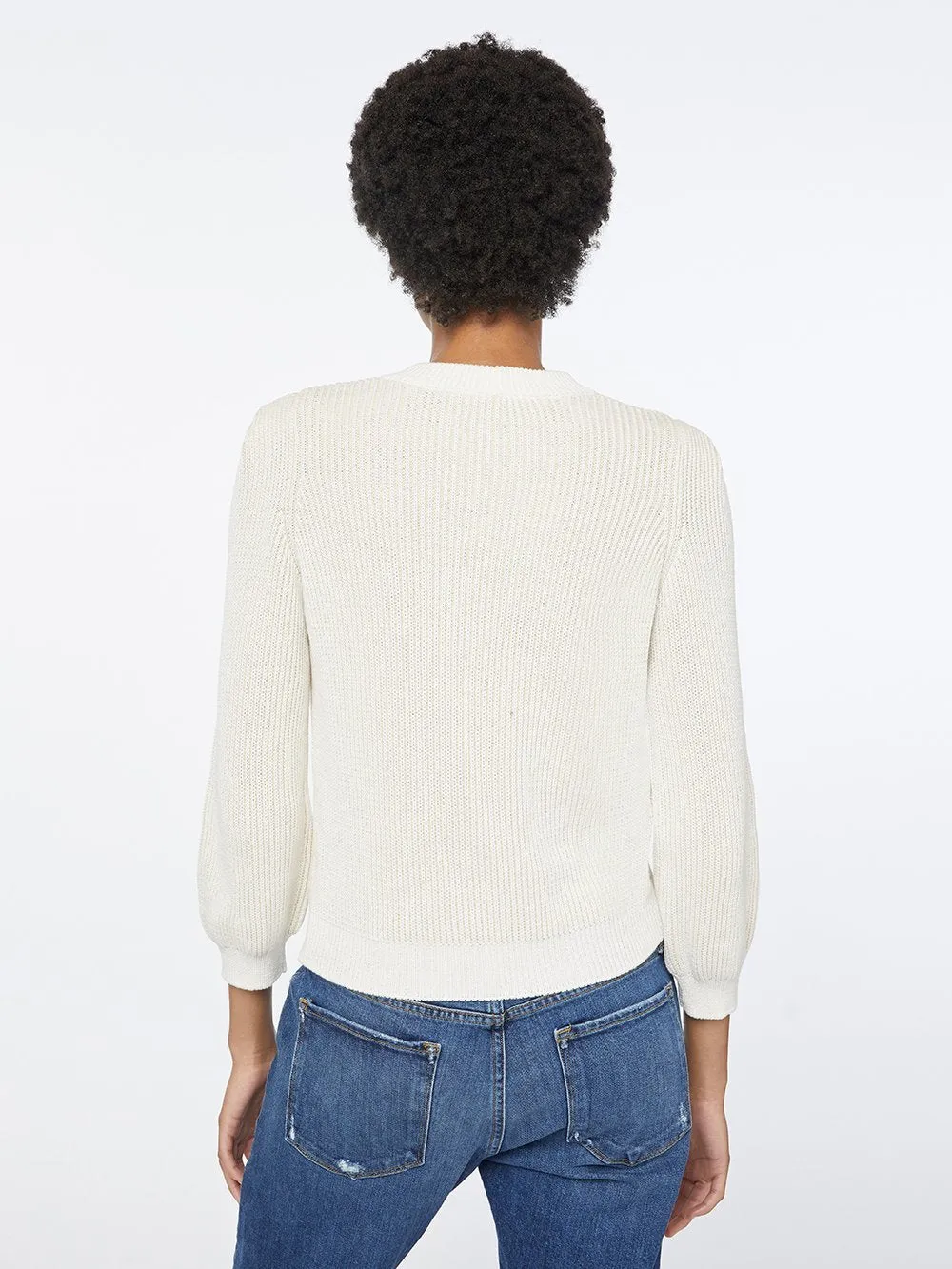 Chunky Sweater -- Blanc Multi