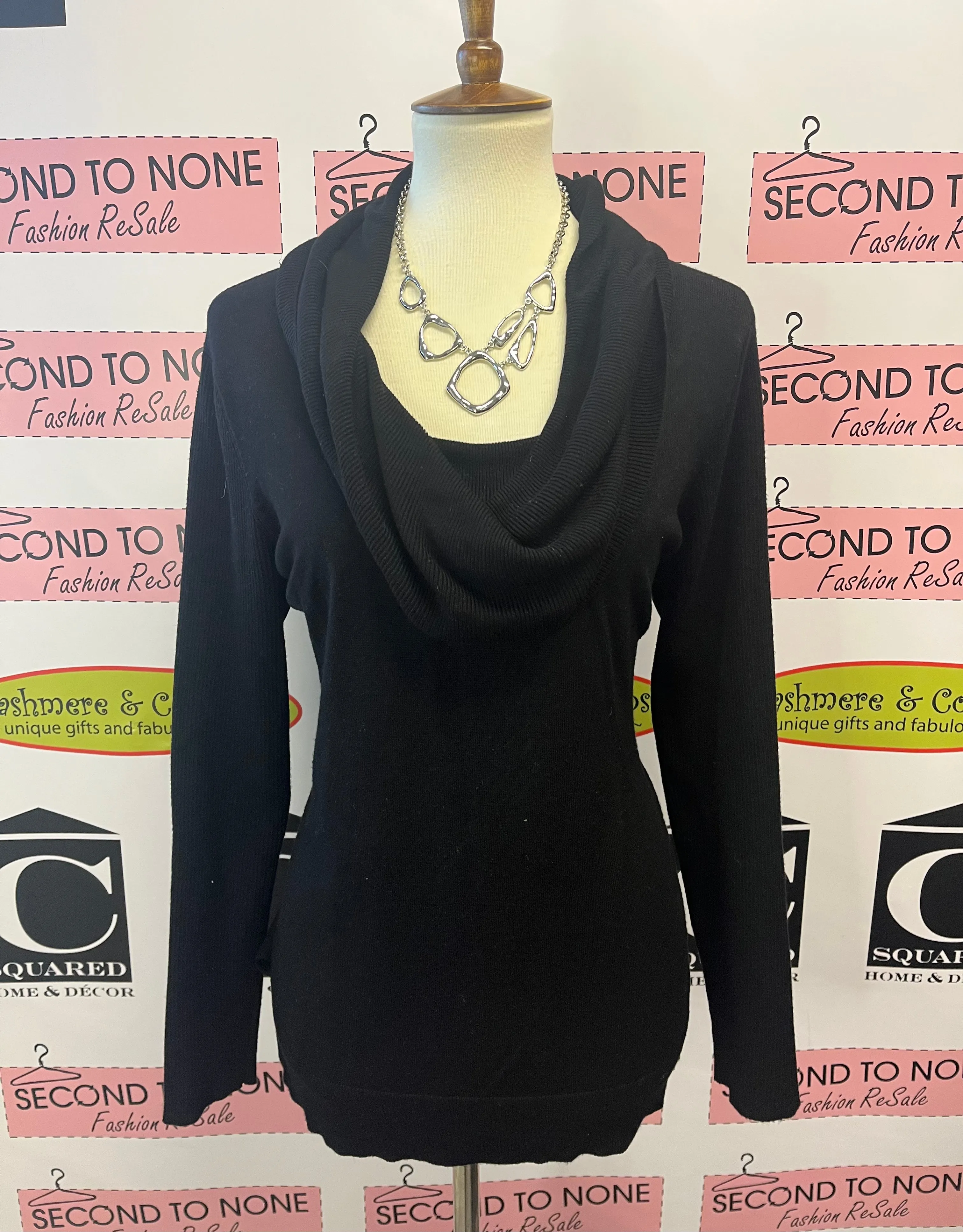 Cowl Neck Sweater (Size XL)