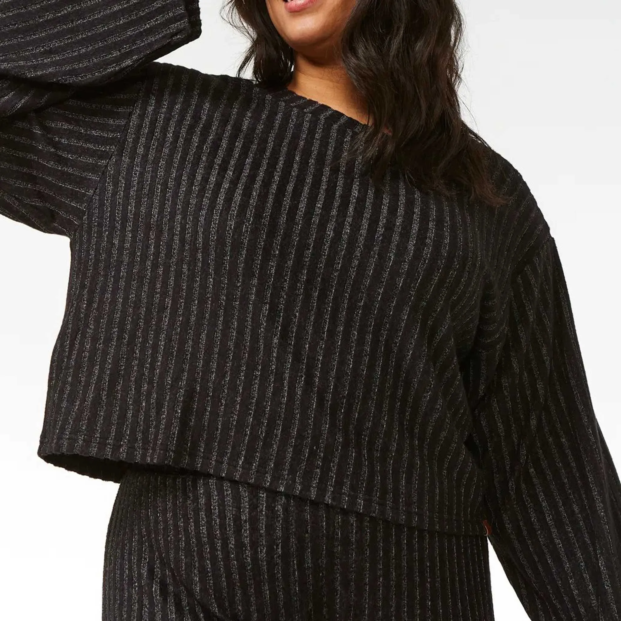 Cozy Crop Crew Neck Sweater