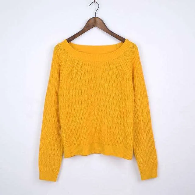 Cozy Crop Knitted Sweater