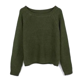 Cozy Crop Knitted Sweater