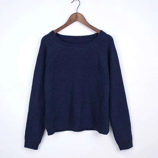 Cozy Crop Knitted Sweater