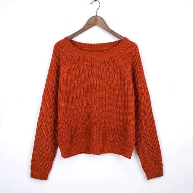 Cozy Crop Knitted Sweater