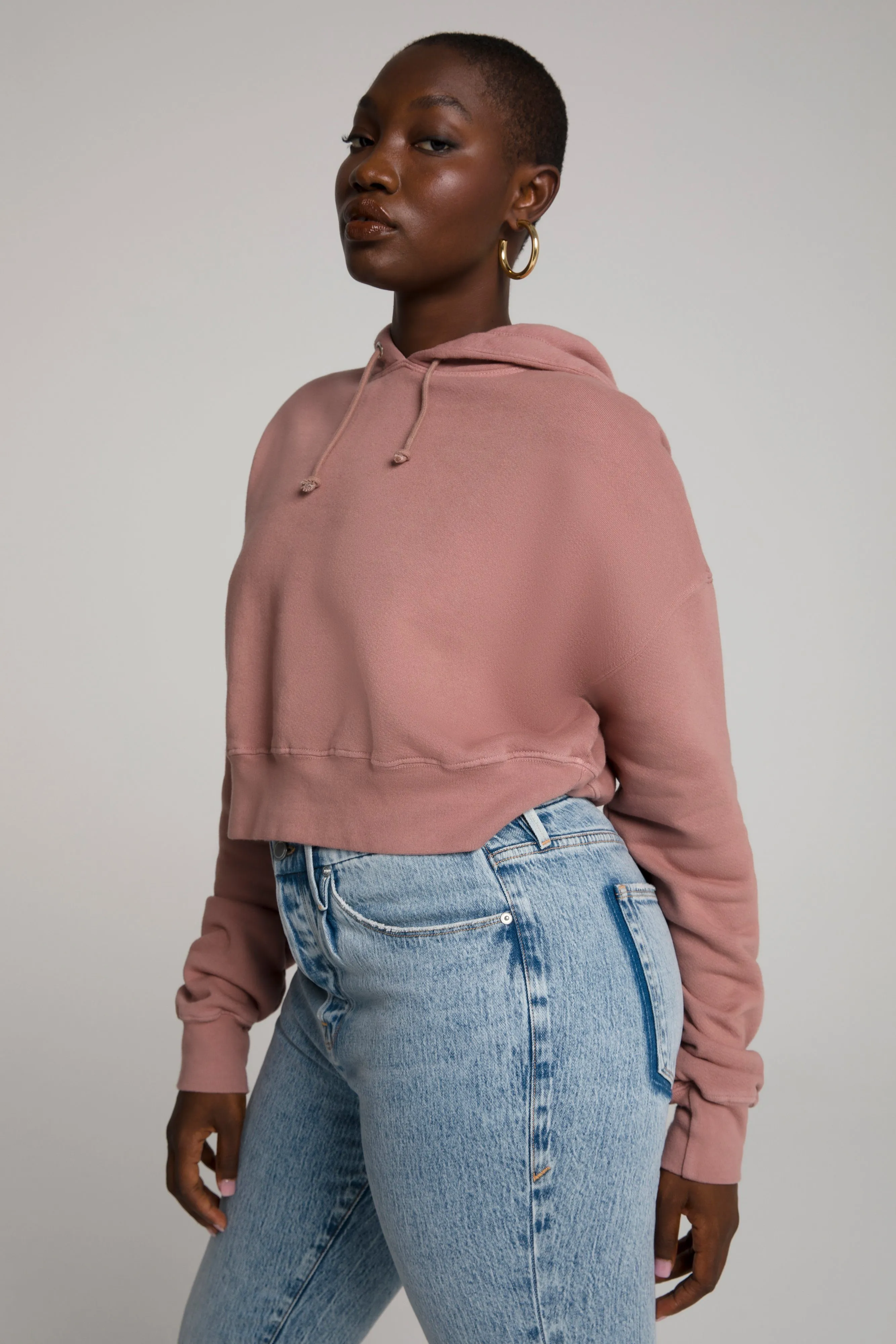 CROPPED & COOL HOODIE | DUSK001