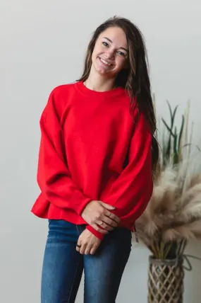 Cropped Basic Sweater Top