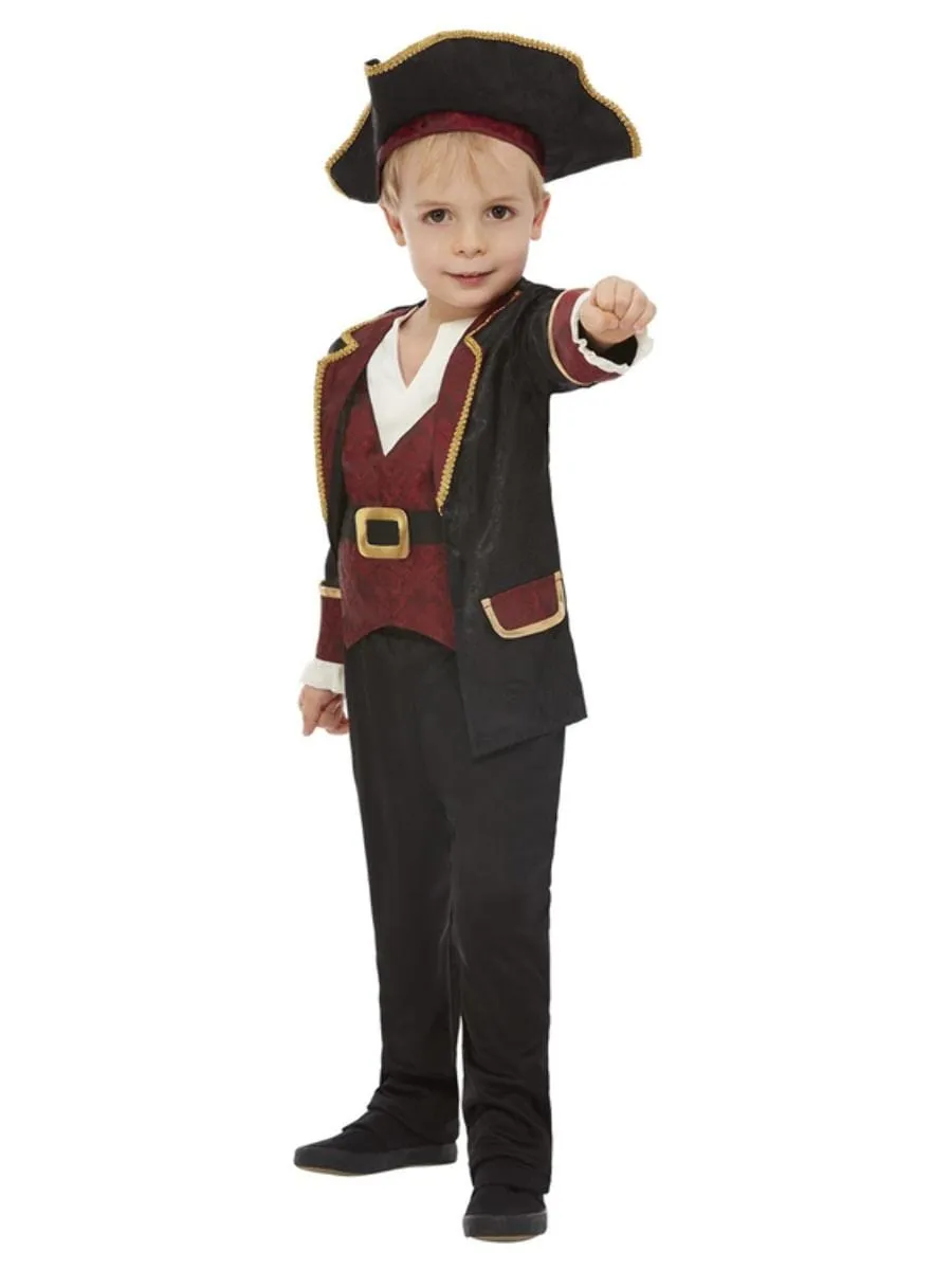 Deluxe Swashbuckler Pirate Costume for Toddlers and Boys